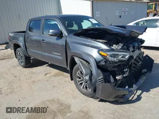 2023 Toyota Tacoma 4WD SR with VIN 3TMCZ5AN1PM600236, listed as a IAAI auction lot 41603152 with 35,956 mi miles. Bid and sale history available at carsss.com. Image 1.