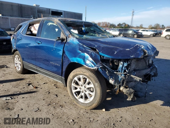 2019 Chevrolet Equinox LT z VIN 3GNAXUEV1KL281332, wystawiony jako Copart lot #82080574 z przebiegiem Nie podano mil oraz Szkoda całkowita • Salvage title. Historia ofert i sprzedaży dostępna na DreamBid. Obrazek 4.