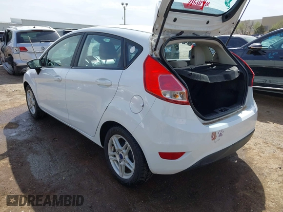 2017 Ford Fiesta SE with VIN 3FADP4EJ0HM110535, listed as a IAAI auction lot 41810763 with 58,317 mi miles. Bid and sale history available at carsss.com. Image 3.