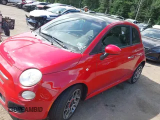 2012 FIAT 500 Sport with VIN 3C3CFFBR7CT352210, listed as a IAAI auction lot 42744930 with 165,449 mi miles and . Bid and sale history available at DreamBid. Image 2.