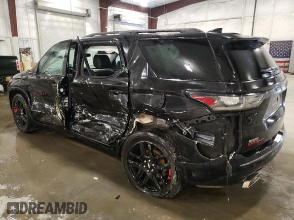 2018 Chevrolet Traverse Premier with VIN 1GNEVJKWXJJ119546, listed as a Copart auction lot 52326795 with 111,836 mi miles and Salvage Title. Bid and sale history available at carsss.com. Image 2.