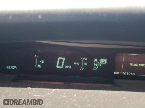 2015 Toyota Prius Four with VIN JTDKN3DU9F1972224, listed as a Copart auction lot 50846155 with 110,106 mi miles and Salvage Title. Bid and sale history available at carsss.com. Image 9.