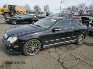 2007 Mercedes-Benz CLK-Class 5.5L with VIN WDBTJ72HX7F216515, listed as a Copart auction lot 46517705 with 149,364 mi miles and Salvage Title. Bid and sale history available at carsss.com. Image 1.