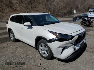 2021 Toyota Highlander L with VIN 5TDBZRBH9MS097756, listed as a Copart auction lot 49307905 with 92,072 mi miles and Salvage title. Bid and sale history available at DreamBid. Image 4.