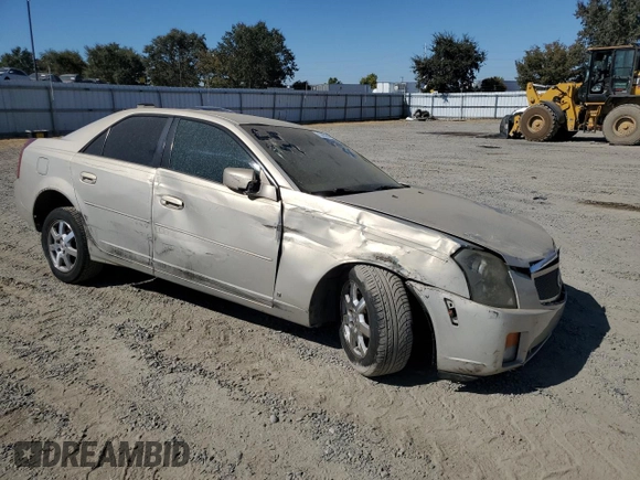 2007 Cadillac CTS with VIN 1G6DM57TX70173377, listed as a Copart auction lot 73593004 with 196,855 mi miles and Salvage Title. Bid and sale history available at carsss.com. Image 4.