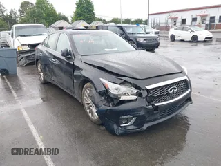 2020 Infiniti Q50 Luxe with VIN JN1EV7AP3LM207722, listed as a IAAI auction lot 42365046 with 94,738 mi miles and . Bid and sale history available at DreamBid. Image 1.