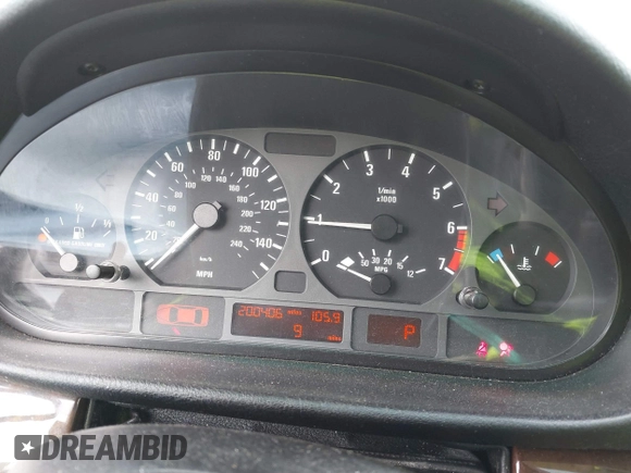 2003 BMW 3 Series 325i with VIN WBAEV33403KL79160, listed as a IAAI auction lot 42123846 with 200,406 mi miles and . Bid and sale history available at DreamBid. Image 7.
