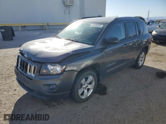 2017 Jeep Compass Sport with VIN 1C4NJCBA3HD147301, listed as a Copart auction lot 48399035 with 82,073 mi miles and Salvage title. Bid and sale history available at DreamBid. Image 1.