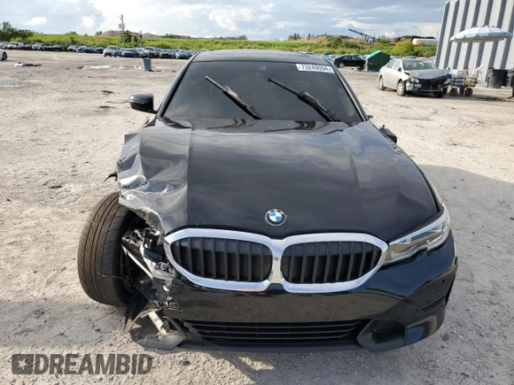 2019 BMW 3 Series 330i with VIN 3MW5R1J58K8A03925, listed as a Copart auction lot 73249094 with 85,303 mi miles and Non Repairable. Bid and sale history available at carsss.com. Image 5.