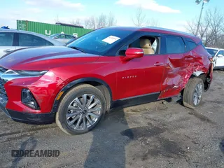 2022 Chevrolet Blazer Premier with VIN 3GNKBLR40NS163877, listed as a IAAI auction lot 41249191 with 22,235 mi miles and . Bid and sale history available at DreamBid. Image 23.