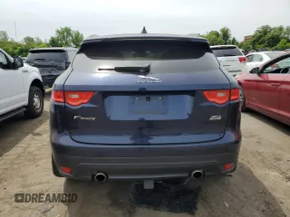 2017 Jaguar F-Pace 35t R-Sport with VIN SADCL2BV4HA881756, listed as a Copart auction lot 58237825 with Not provided miles and Salvage title. Bid and sale history available at DreamBid. Image 6.