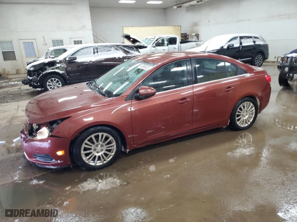 2013 Chevrolet Cruze ECO with VIN 1G1PJ5SB8D7114101, listed as a Copart auction lot 45866335 with 137,397 mi miles and Clean Title. Bid and sale history available at carsss.com. Image 1.