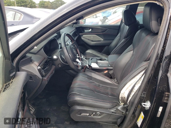 2022 Acura MDX Type S w/Advance Package with VIN 5J8YD8H88NL001985, listed as a Copart auction lot 70295564 with 35,651 mi miles and Salvage Title. Bid and sale history available at carsss.com. Image 7.