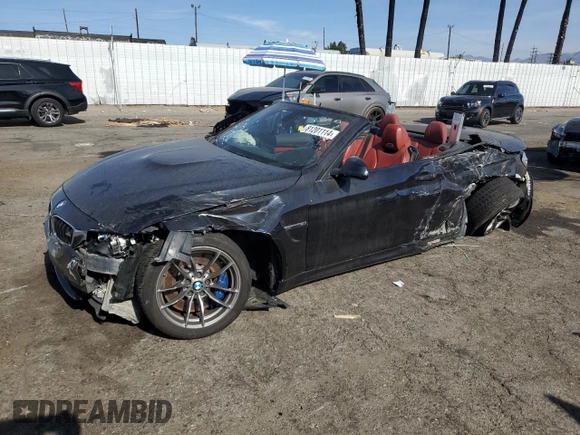 2016 BMW M4 with VIN WBS3U9C50GP969059, listed as a Copart auction lot 81201114 with 0 mi miles and Salvage Title. Bid and sale history available at carsss.com. Image 1.