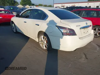 2013 Nissan Maxima S with VIN 1N4AA5AP0DC828618, listed as a IAAI auction lot 42679983 with 156,445 mi miles and . Bid and sale history available at DreamBid. Image 3.
