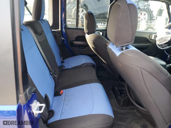 2018 Jeep Wrangler Unlimited Sport S with VIN 1C4HJXDN8JW323452, listed as a Copart auction lot 48574355 with 67,555 mi miles and Salvage Title. Bid and sale history available at carsss.com. Image 11.