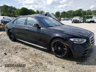 2023 Mercedes-Benz S-Class S 580e with VIN W1K6G6KB4PA201921, listed as a Copart auction lot 46741854 with 9,083 mi miles. Bid and sale history available at carsss.com. Image 4.