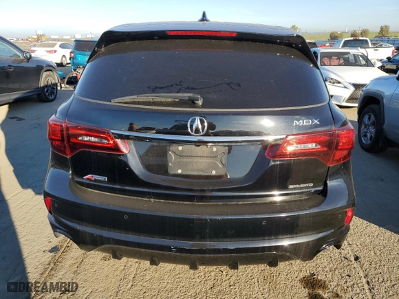 2020 Acura MDX w/Technology/A-Spec Pkg with VIN 5J8YD4H04LL023868, listed as a Copart auction lot 88157305 with 0 mi miles and Salvage Title. Bid and sale history available at carsss.com. Image 6.