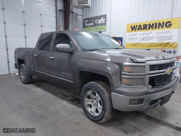 2014 Chevrolet Silverado 1500 LTZ with VIN 3GCUKSEC1EG223774, listed as a IAAI auction lot 41651956 with 178,150 mi miles. Bid and sale history available at carsss.com. Image 1.