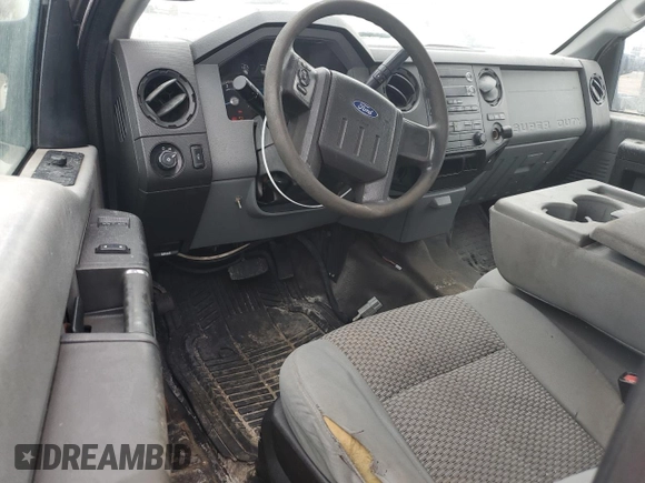 2014 Ford F-250 XL with VIN 1FT7X2B61EEA13924, listed as a Copart auction lot 43535775 with 114,249 mi miles and Salvage title. Bid and sale history available at DreamBid. Image 8.
