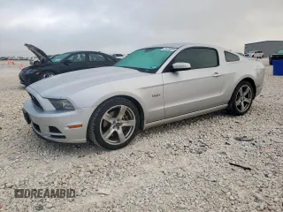 2013 Ford Mustang GT with VIN 1ZVBP8CF2D5215937, listed as a Copart auction lot 61425015 with Not provided miles and Salvage title. Bid and sale history available at DreamBid. Image 1.
