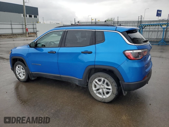 2021 Jeep Compass Sport with VIN 3C4NJCAB3MT598775, listed as a Copart auction lot 57659685 with 39,444 mi miles and Clean title. Bid and sale history available at DreamBid. Image 2.