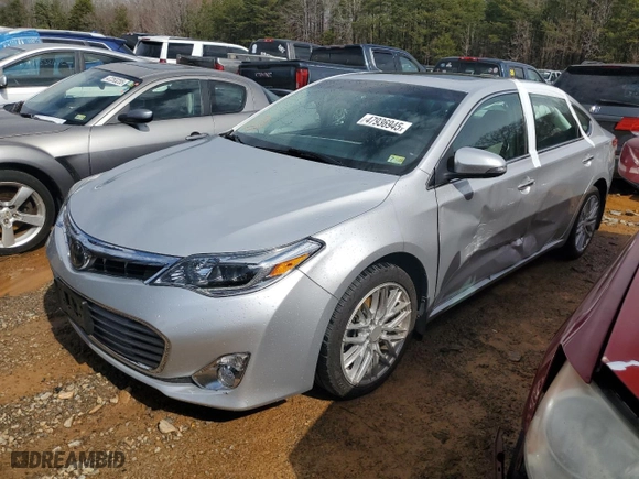 2013 Toyota Avalon XLE with VIN 4T1BK1EB3DU014939, listed as a Copart auction lot 47936945 with 46,789 mi miles and Salvage Title. Bid and sale history available at carsss.com. Image 1.