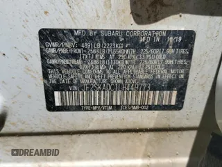 2020 Subaru Forester with VIN JF2SKADC1LH449773, listed as a Copart auction lot 55534575 with 73,822 mi miles and Salvage title. Bid and sale history available at DreamBid. Image 13.