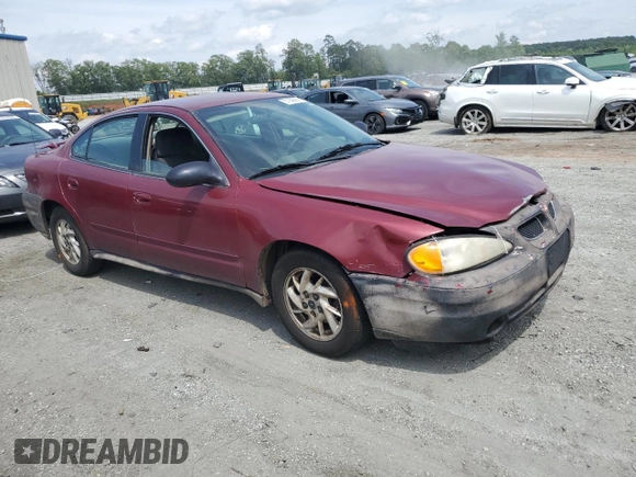 2004 Pontiac Grand Am SE z VIN 1G2NE52F34M596603, wystawiony jako Copart lot #57088665 z przebiegiem 213 295 mil mil oraz Szkoda całkowita • Salvage title. Historia ofert i sprzedaży dostępna na DreamBid. Obrazek 4.