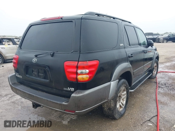 2003 Toyota Sequoia SR5 with VIN 5TDZT34A63S153440, listed as a IAAI auction lot 41928838 with 263,995 mi miles. Bid and sale history available at carsss.com. Image 4.
