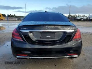 2018 Mercedes-Benz S 560 with VIN WDDUG8GB0JA384253, listed as a Copart auction lot 85543844 with 73,378 mi miles and Non Repairable. Bid and sale history available at carsss.com. Image 6.