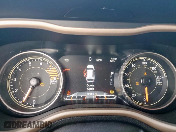 2017 Jeep Cherokee Limited with VIN 1C4PJMDS5HW616381, listed as a Copart auction lot 63073885 with 149,586 mi miles and Clean title. Bid and sale history available at DreamBid. Image 9.