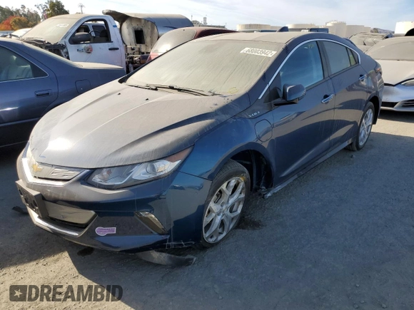 2019 Chevrolet Volt Premier with VIN 1G1RD6S50KU117184, listed as a Copart auction lot 68003942 with 15,641 mi miles. Bid and sale history available at carsss.com. Image 1.