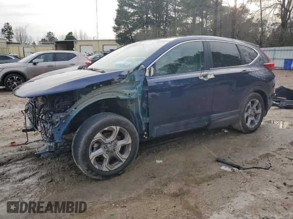 2017 Honda CR-V EX-L with VIN 2HKRW1H84HH506452, listed as a Copart auction lot 44799875 with 164,026 mi miles and Salvage Title. Bid and sale history available at carsss.com. Image 1.