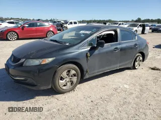 2013 Honda Civic LX z VIN 2HGFB2F51DH565282, wystawiony jako Copart lot #47865395 z przebiegiem 219 021 mil mil oraz Szkoda całkowita • Salvage title. Historia ofert i sprzedaży dostępna na DreamBid. Obrazek 1.