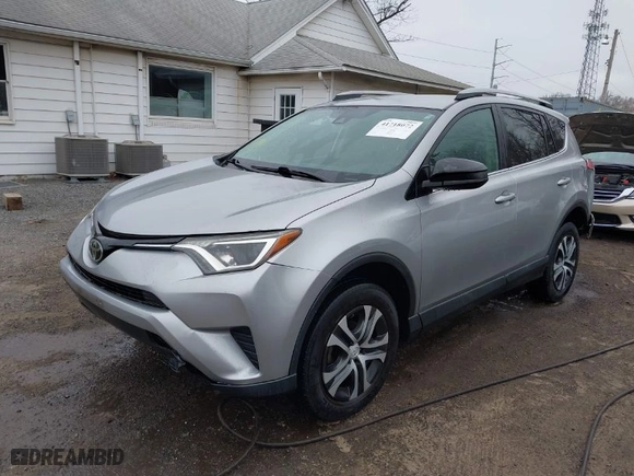 2017 Toyota RAV4 LE with VIN 2T3BFREV9HW598791, listed as a IAAI auction lot 41718072 with 58,068 mi miles. Bid and sale history available at carsss.com. Image 2.