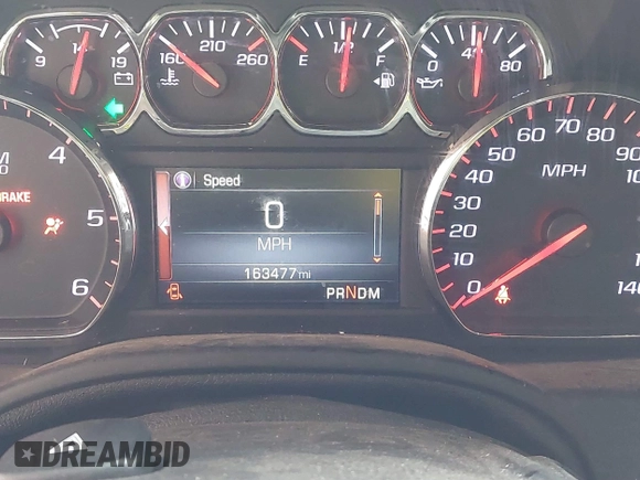 2015 GMC Yukon XL SLT with VIN 1GKS1HKC8FR219289, listed as a IAAI auction lot 40772496 with 163,477 mi miles. Bid and sale history available at carsss.com. Image 15.