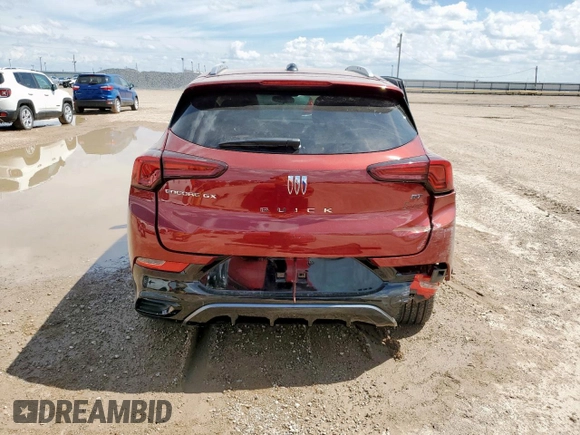 2024 Buick Encore GX Sport Touring with VIN KL4AMDSL6RB033197, listed as a Copart auction lot 60788095 with Not provided miles and Salvage title. Bid and sale history available at DreamBid. Image 6.