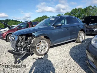 2018 Audi Q5 Premium Plus с VIN WA1BNAFY2J2088160, выставлен на аукционе Copart как лот 61017715 с пробегом 97 691 миль миль и Списание • Salvage title. История ставок и продаж доступна на DreamBid. Изображение 1.