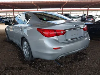 2015 Infiniti Q50 Premium with VIN JN1BV7AP9FM333610, listed as a IAAI auction lot 42029779 with 168,740 mi miles. Bid and sale history available at carsss.com. Image 3.