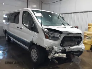 2023 Ford Transit Passenger XL with VIN 1FBAX2YGXPKA45186, listed as a IAAI auction lot 41625035 with 42,174 mi miles. Bid and sale history available at carsss.com. Image 1.