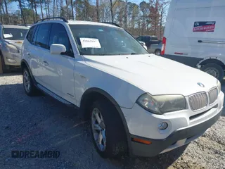 2009 BMW X3 xDrive30i with VIN WBXPC93499WJ30722, listed as a IAAI auction lot 41862997 with 170,028 mi miles. Bid and sale history available at carsss.com. Image 1.