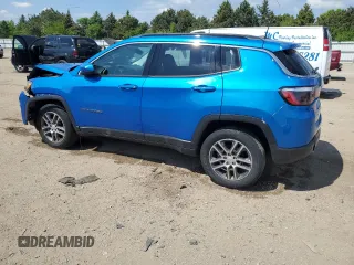 2020 Jeep Compass North z VIN 3C4NJDBB9LT255410, wystawiony jako Copart lot #56552915 z przebiegiem 38 959 mil mil oraz Szkoda całkowita • Salvage title. Historia ofert i sprzedaży dostępna na DreamBid. Obrazek 2.