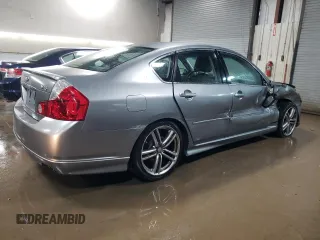 2007 Infiniti M45 Sdn with VIN JNKBY01E17M403773, listed as a Copart auction lot 80708364 with 144,233 mi miles and Salvage Title. Bid and sale history available at carsss.com. Image 3.