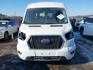 2024 Ford Transit Passenger XL with VIN 1FBAX2C85RKA16018, listed as a IAAI auction lot 41400715 with 13,842 mi miles. Bid and sale history available at carsss.com. Image 12.