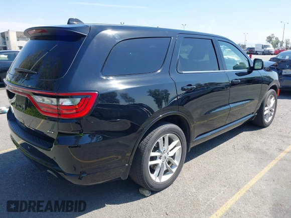 2022 Dodge Durango GT Plus with VIN 1C4RDHDG4NC130855, listed as a IAAI auction lot 41981427 with 35,254 mi miles and . Bid and sale history available at DreamBid. Image 4.