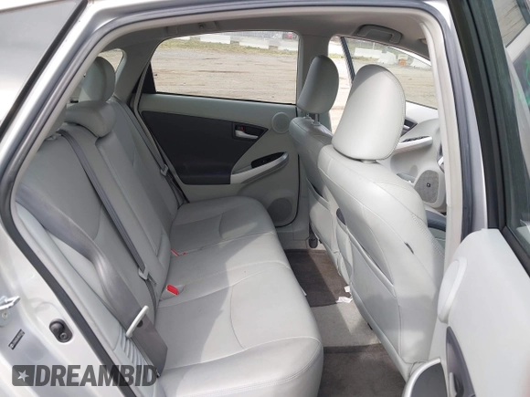 2011 Toyota Prius I with VIN JTDKN3DU4B0322894, listed as a IAAI auction lot 41806593 with 184,261 mi miles. Bid and sale history available at carsss.com. Image 8.