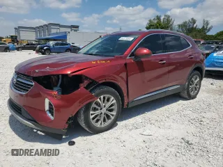 2022 Buick Envision Preferred with VIN LRBAZLR44ND009901, listed as a Copart auction lot 53375565 with 25,257 mi miles and Non Repairable. Bid and sale history available at carsss.com. Image 1.