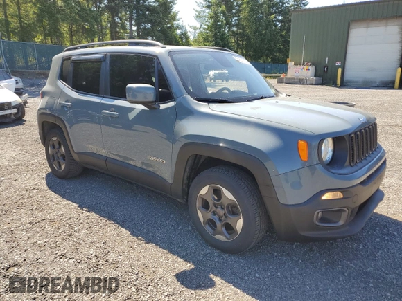 2018 Jeep Renegade Latitude with VIN ZACCJABH8JPH71093, listed as a Copart auction lot 63450115 with 199,366 mi miles and Clean title. Bid and sale history available at DreamBid. Image 4.