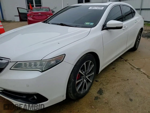 2015 Acura TLX Advance with VIN 19UUB2F79FA017945, listed as a Copart auction lot 58171225 with 210,318 mi miles and Salvage title. Bid and sale history available at DreamBid. Image 13.